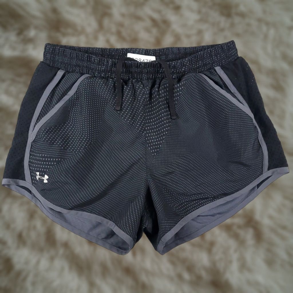Under Armour Under Armour Shorts Womens Size S Gray Activewear Athletic Drawstring Casual Running Training Size 28" / US 6 / IT 42 - 1 Thumbnail