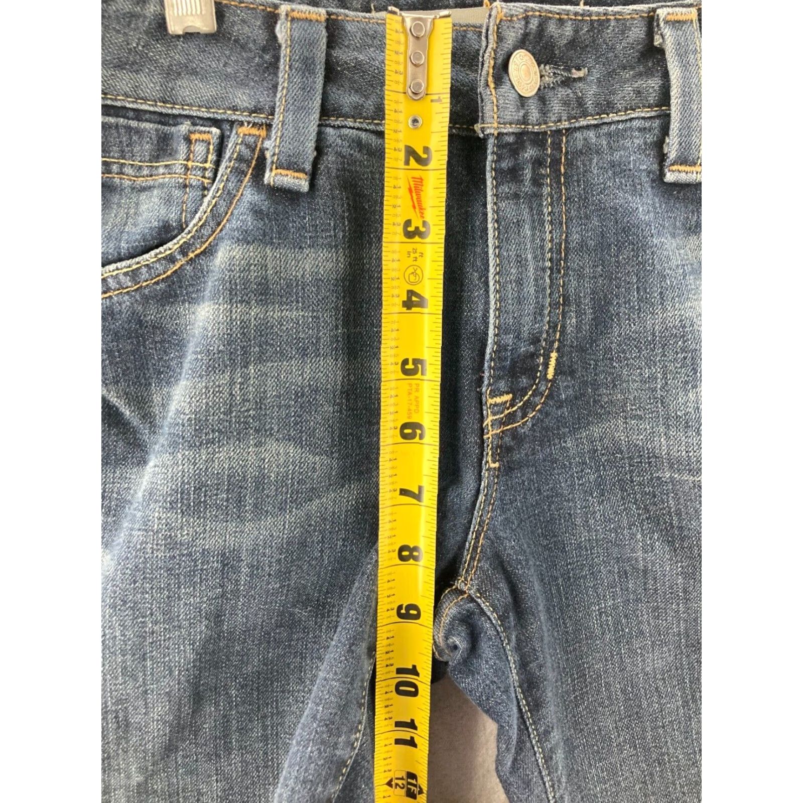 Gap GAP Jeans Womens 14 Regular Original Flare Blue Denim High Rise Jeans Size 36" / US 14 / IT 50 - 4 Thumbnail