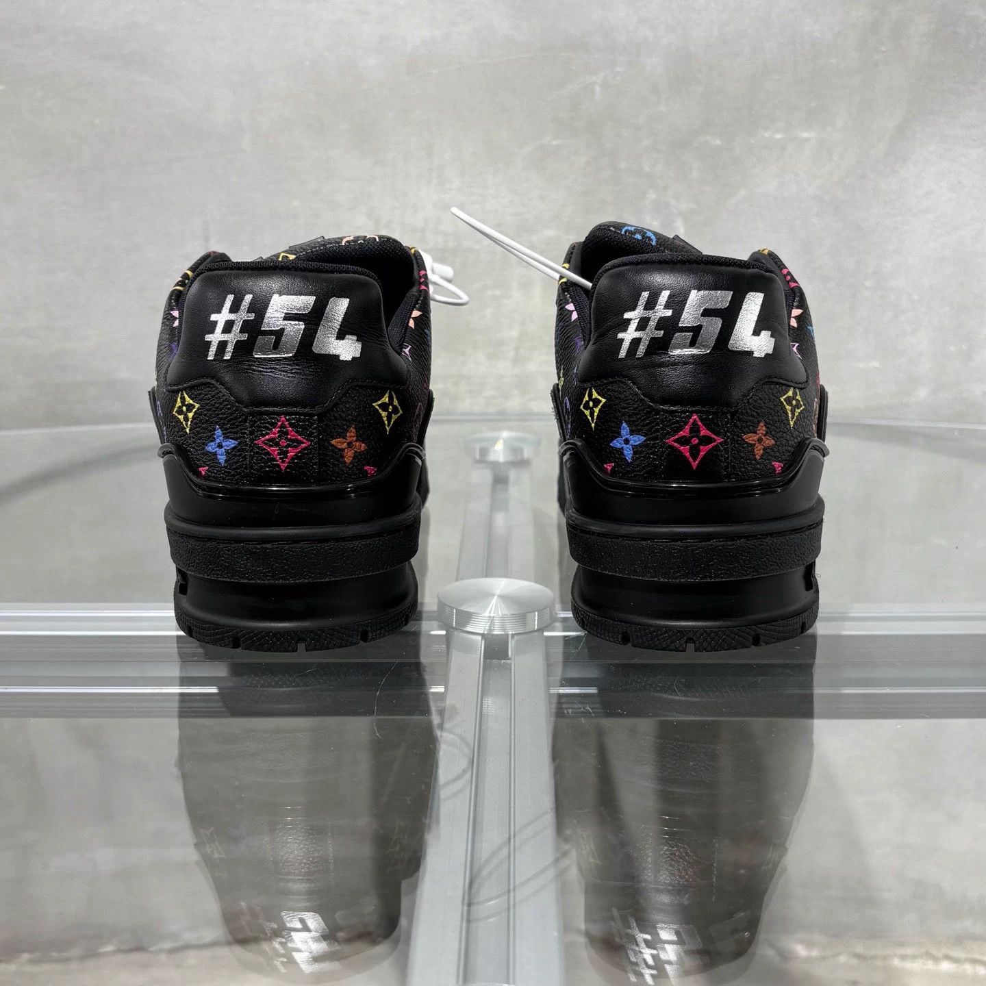 Louis Vuitton LV Trainer Murakami Black Tricolor UK2.5 36.5 Size US 5.5 / IT 35.5 - 6 Thumbnail