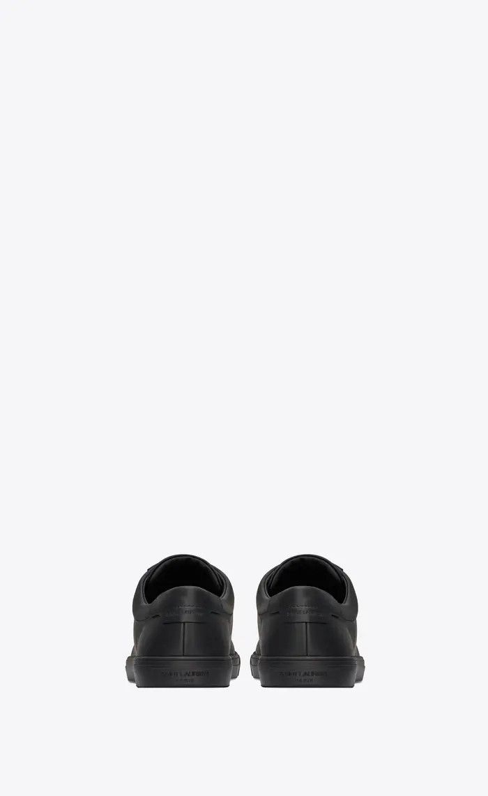 Saint Laurent Paris o1bcso1str0126 Andy Sneakers In Leather in Black Size US 8.5 / EU 41-42 - 4 Thumbnail