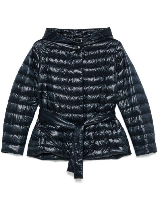 Herno HERNO Women Bubble Jackets PI002030D 12017Z9200 Blue Size L / US 10 / IT 46 - 1 Thumbnail