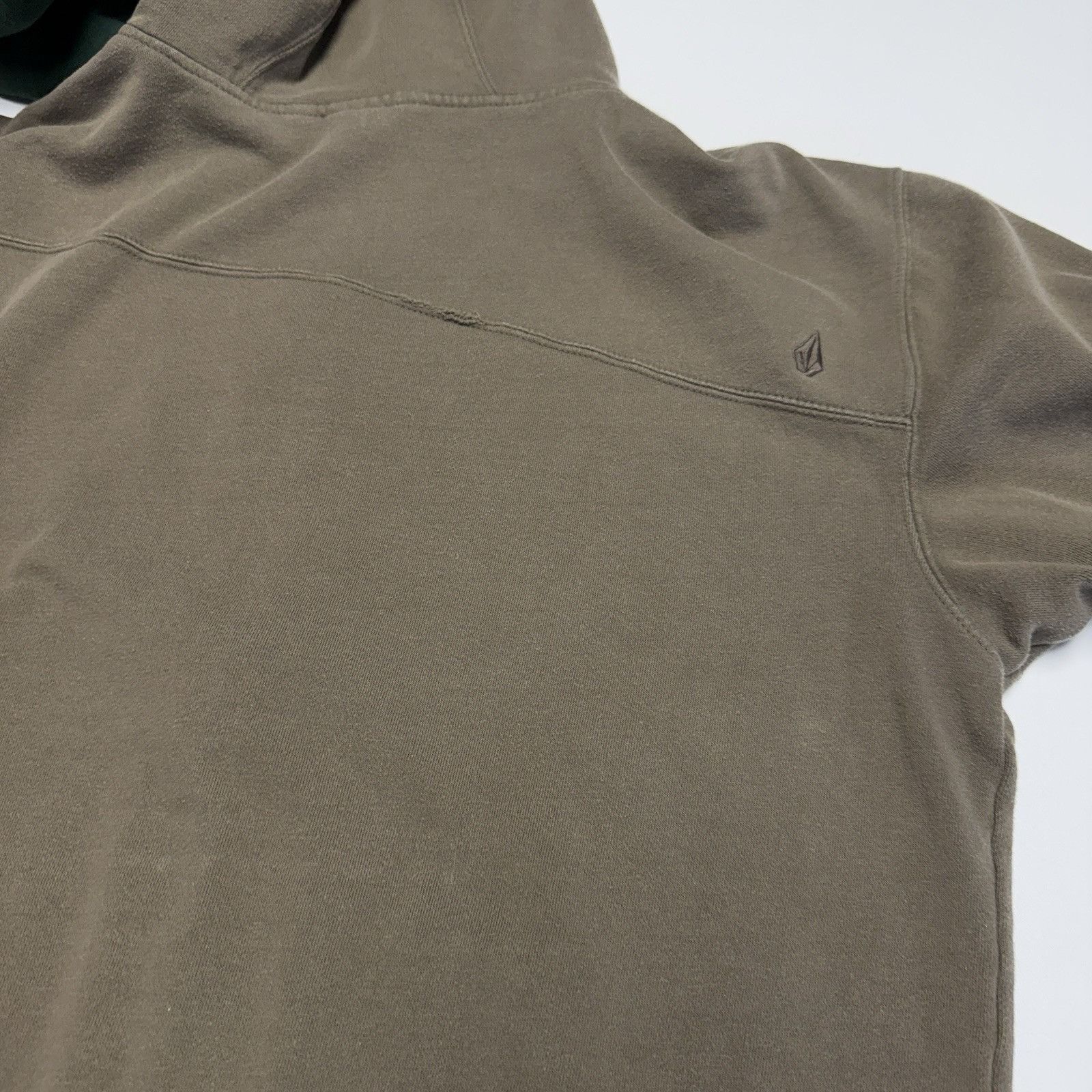 Volcom Volcom Hoodie Sweatshirt Brown Full Zip Surf Skater Size XL Size US XL / EU 56 / 4 - 8 Thumbnail