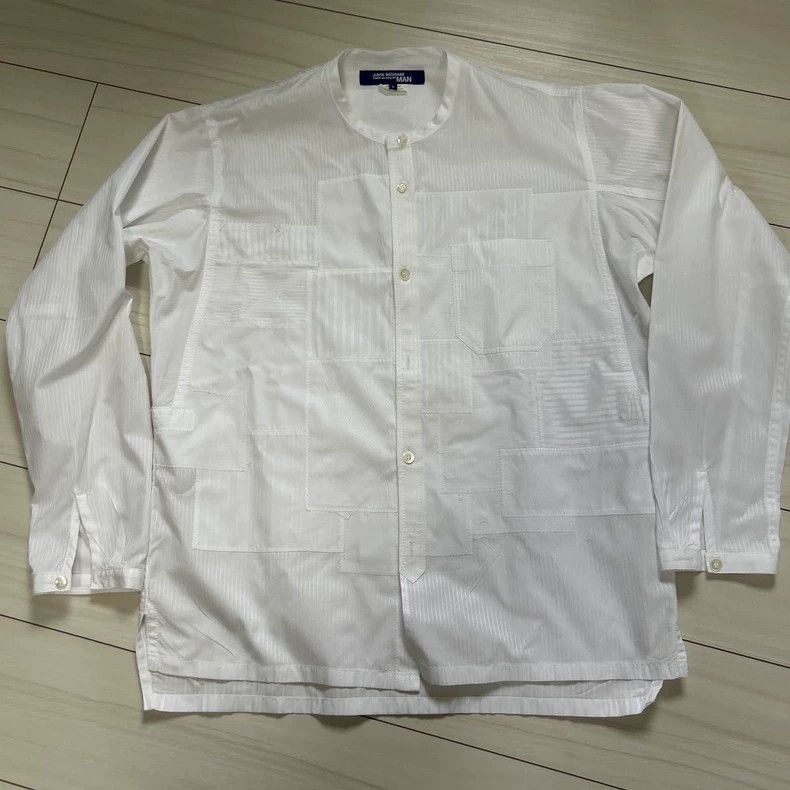 Junya Watanabe Junya Watanabe White Long Sleeve Shirt Size S / US 4 / IT 40 - 1 Thumbnail