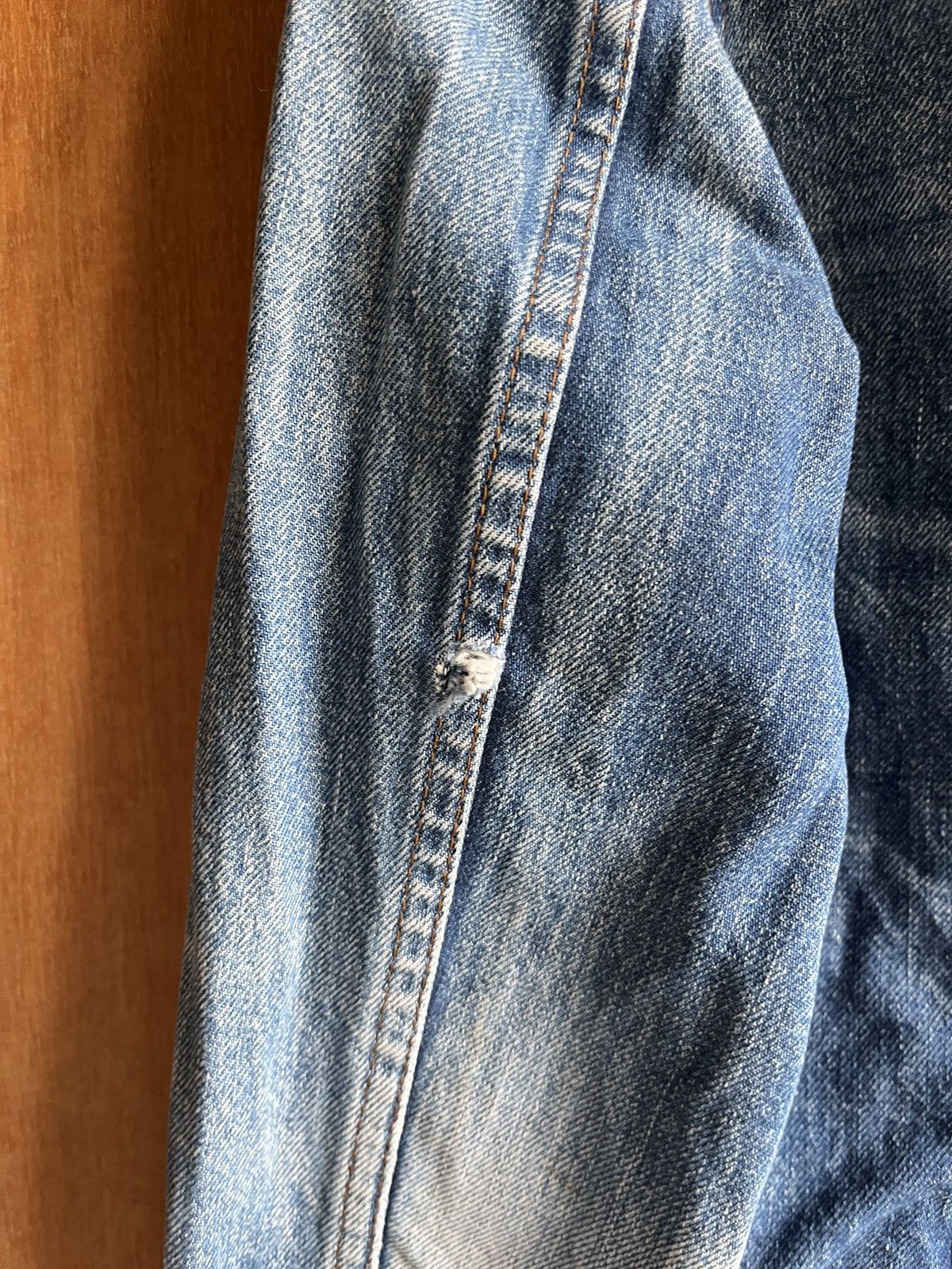 Levi's Vintage 70s-80s Levis Trucker Orange Tab Size S / US 4 / IT 40 - 13 Thumbnail