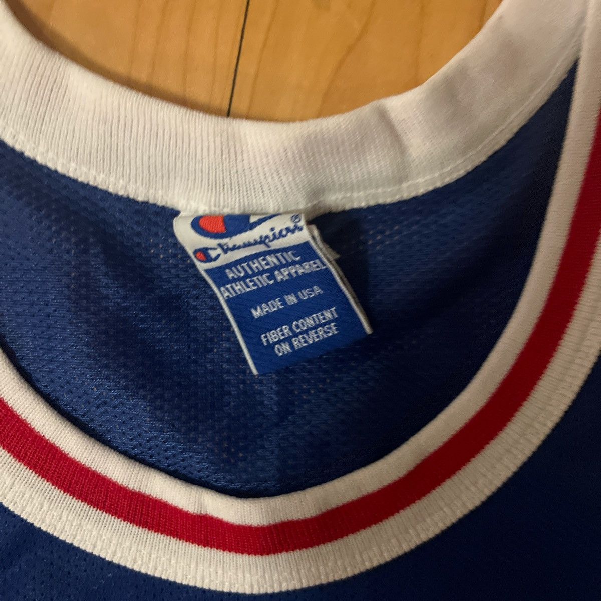 Champion × NBA 50th anniversary PHILA 76S WILT CHAMBERLAIN JERSEY GOLD LOGO Size US L / EU 52-54 / 3 - 4 Thumbnail