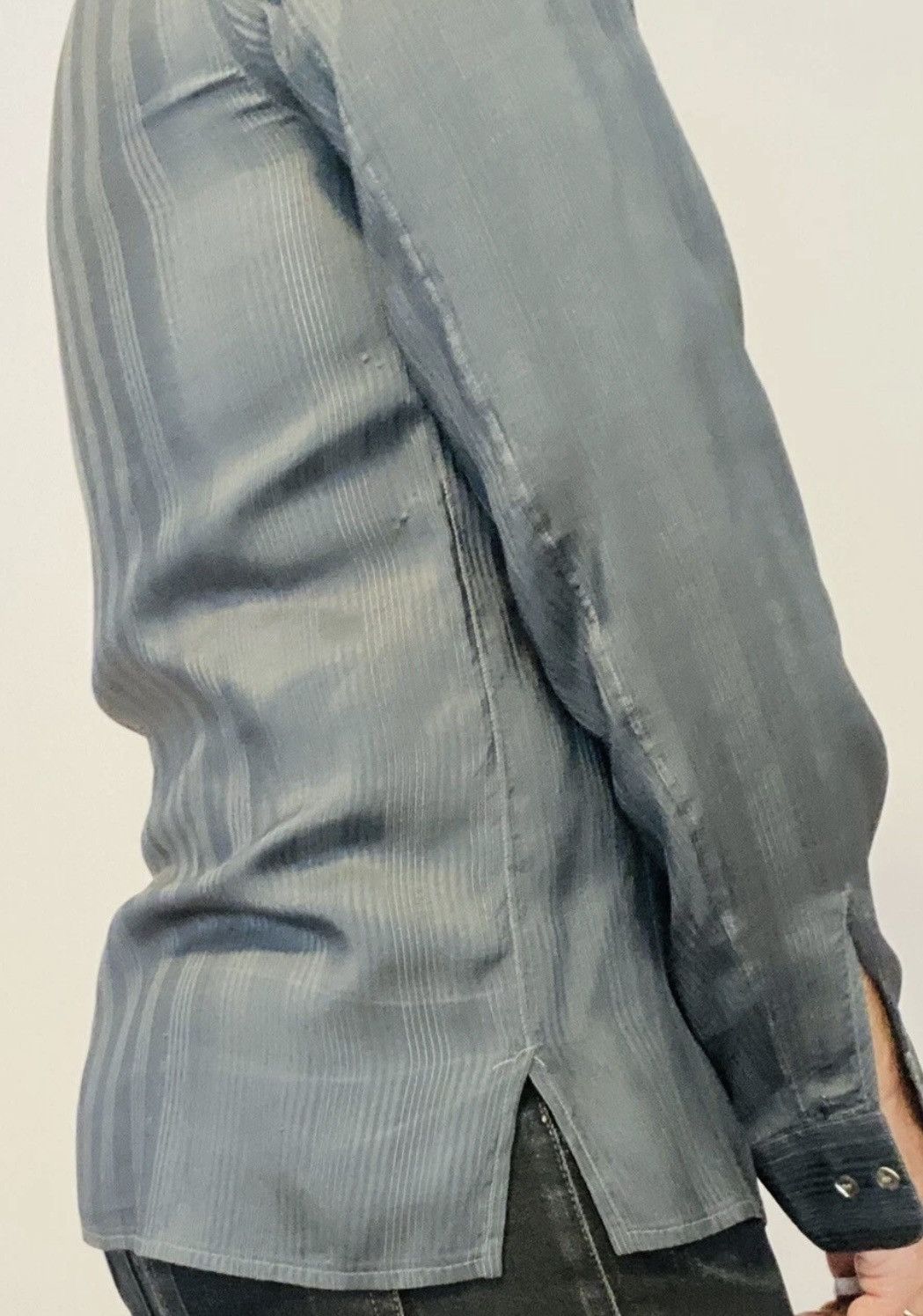 Balenciaga Balenciaga Men Silk Shirt Size US M / EU 48-50 / 2 - 2 Thumbnail