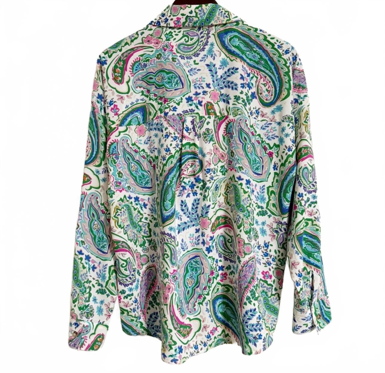 Designer Staccato new with tags Vibrant Paisley Print Two-Piece Set Size ONE SIZE - 2 Thumbnail
