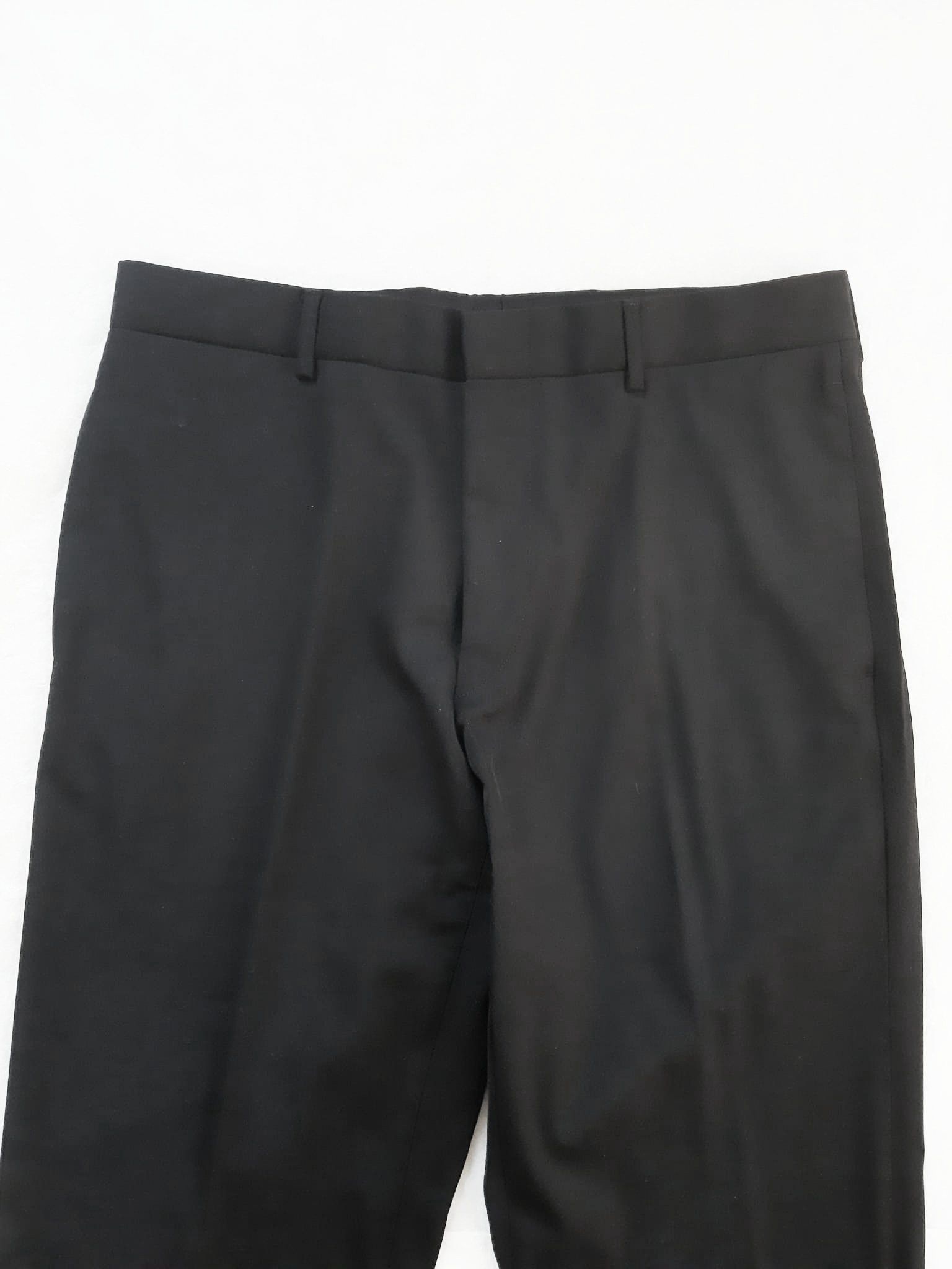 Dior × Hedi Slimane Dior Homme SS04 “Strip” Runway Glossy Wool Pants ( 46 ) Size US 30 / EU 46 - 3 Thumbnail