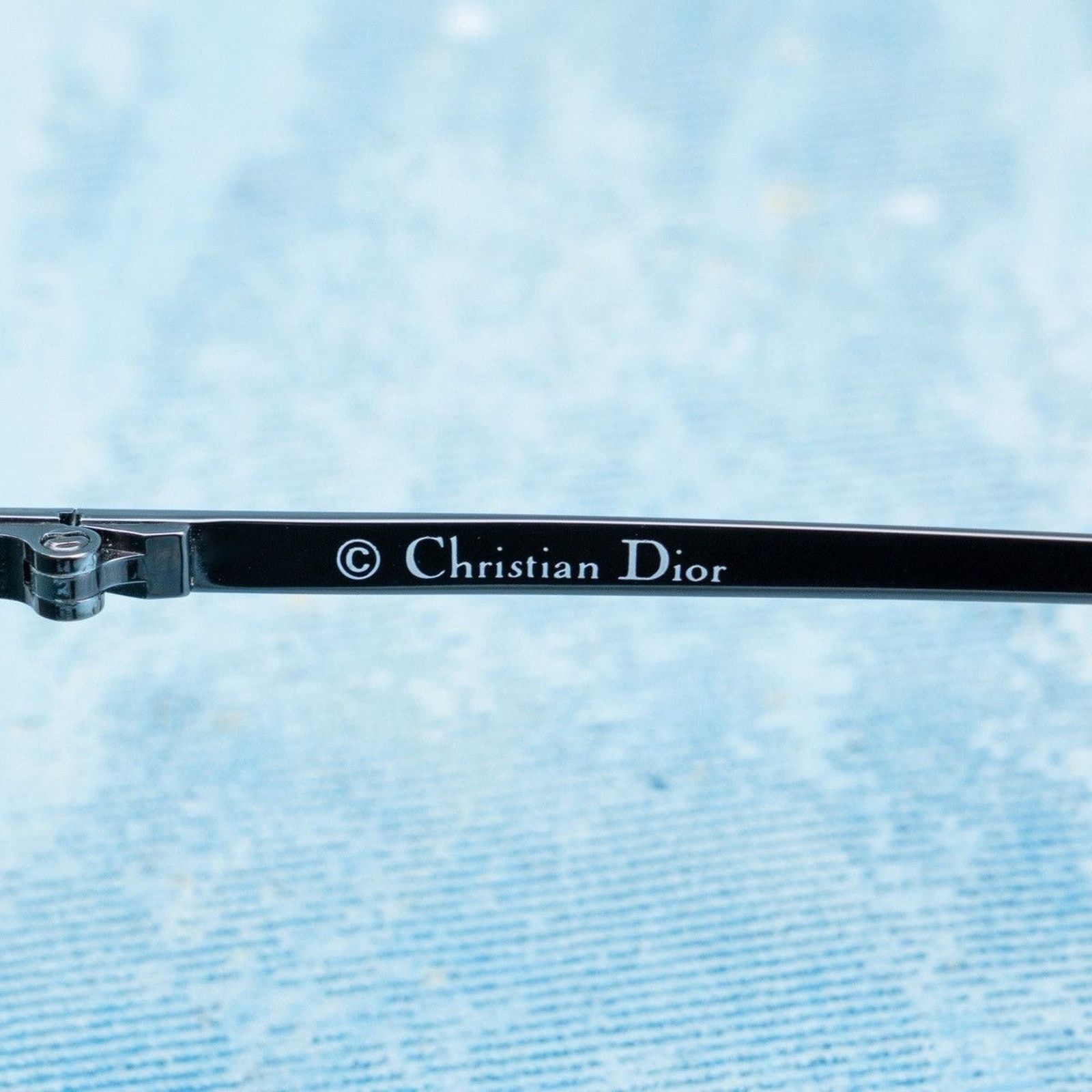 Dior × Vintage Vintage dior logo rimless oval shield aviator sunglasses Size ONE SIZE - 5 Thumbnail