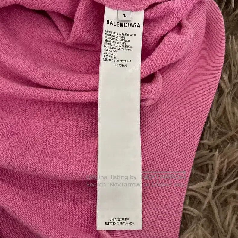Balenciaga Balenciaga Pink War Horse Digital Print Frayed Edges Aged Size US S / EU 44-46 / 1 - 4 Thumbnail