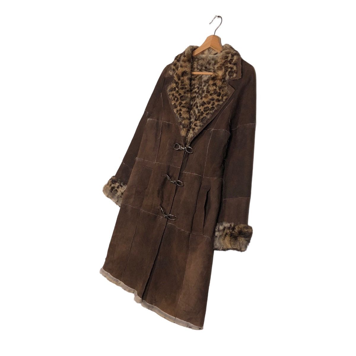 Vintage 📌VINTAGE BIKER SHEARLING LEATHER JACKET GEORGES RECH PARIS Size US M / EU 48-50 / 2 - 3 Thumbnail