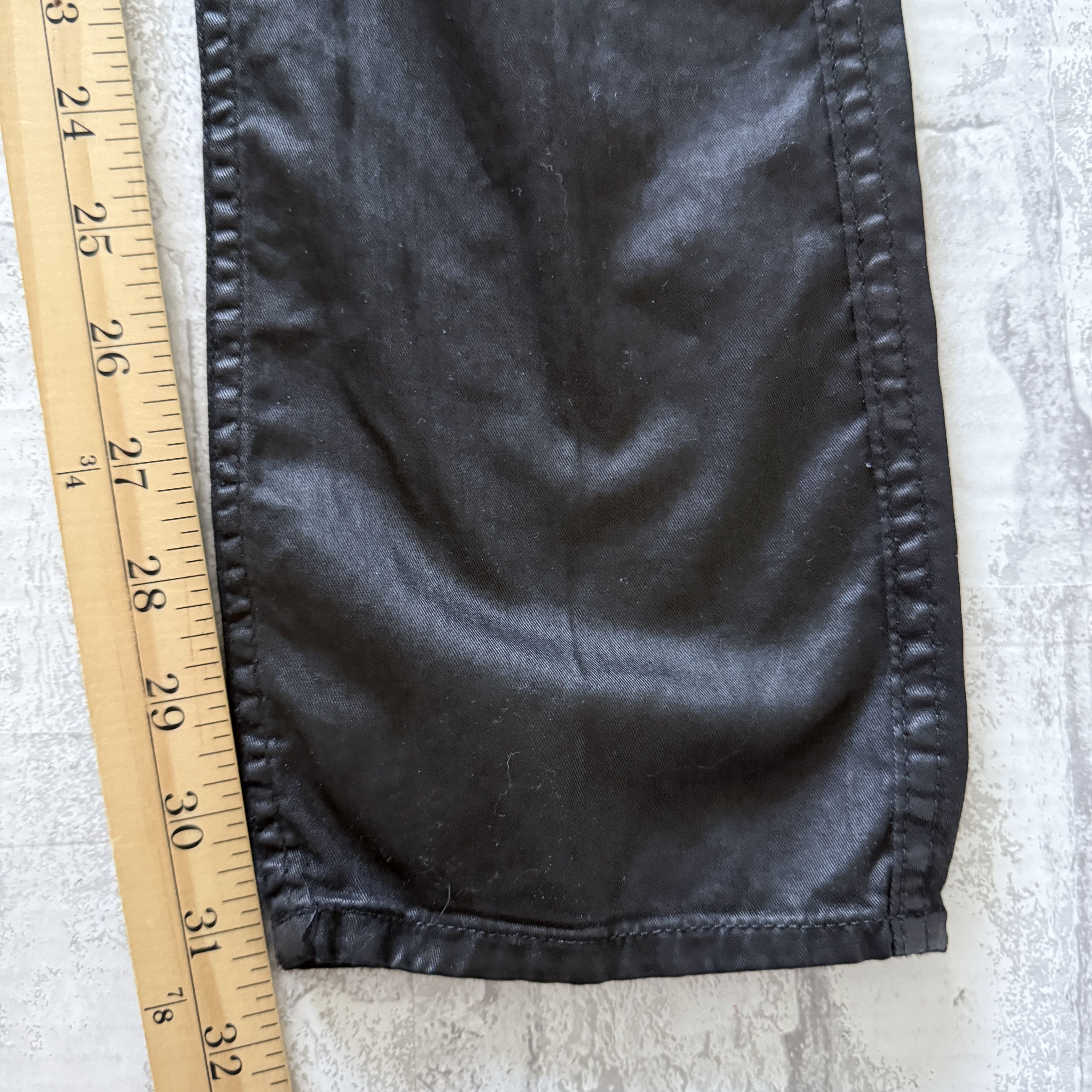 Polo Ralph Lauren Polo Ralph Lauren Coated Moto Biker Slim Skinny Black Label Size 29" - 15 Thumbnail