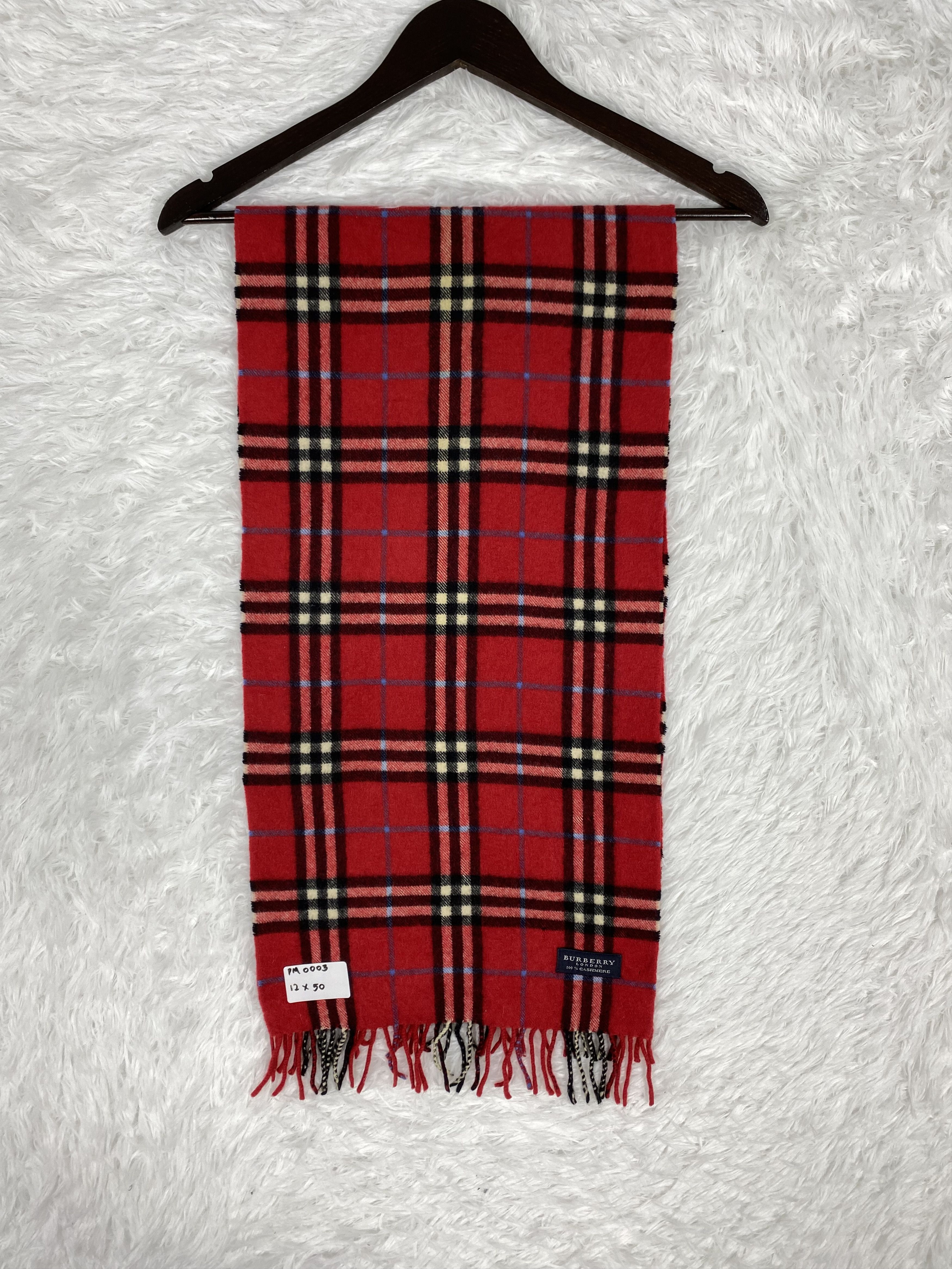 Burberry Vintage Burberry Scarf / Muffler Neckwear PM0003 Size ONE SIZE - 5 Thumbnail
