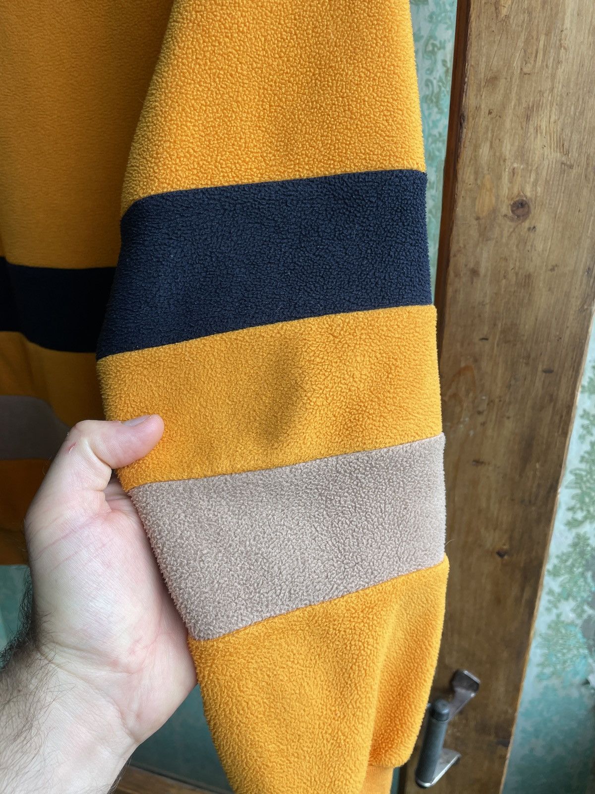 Patta Patta Micro Fleece Bahamas Sweater in Black & Yellow Size US M / EU 48-50 / 2 - 23 Thumbnail