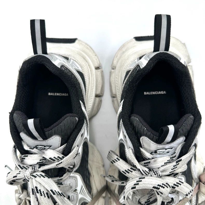 Balenciaga Balenciaga Black and White Low Top Sneakers-2506 Size US 10 / EU 43 - 7 Thumbnail