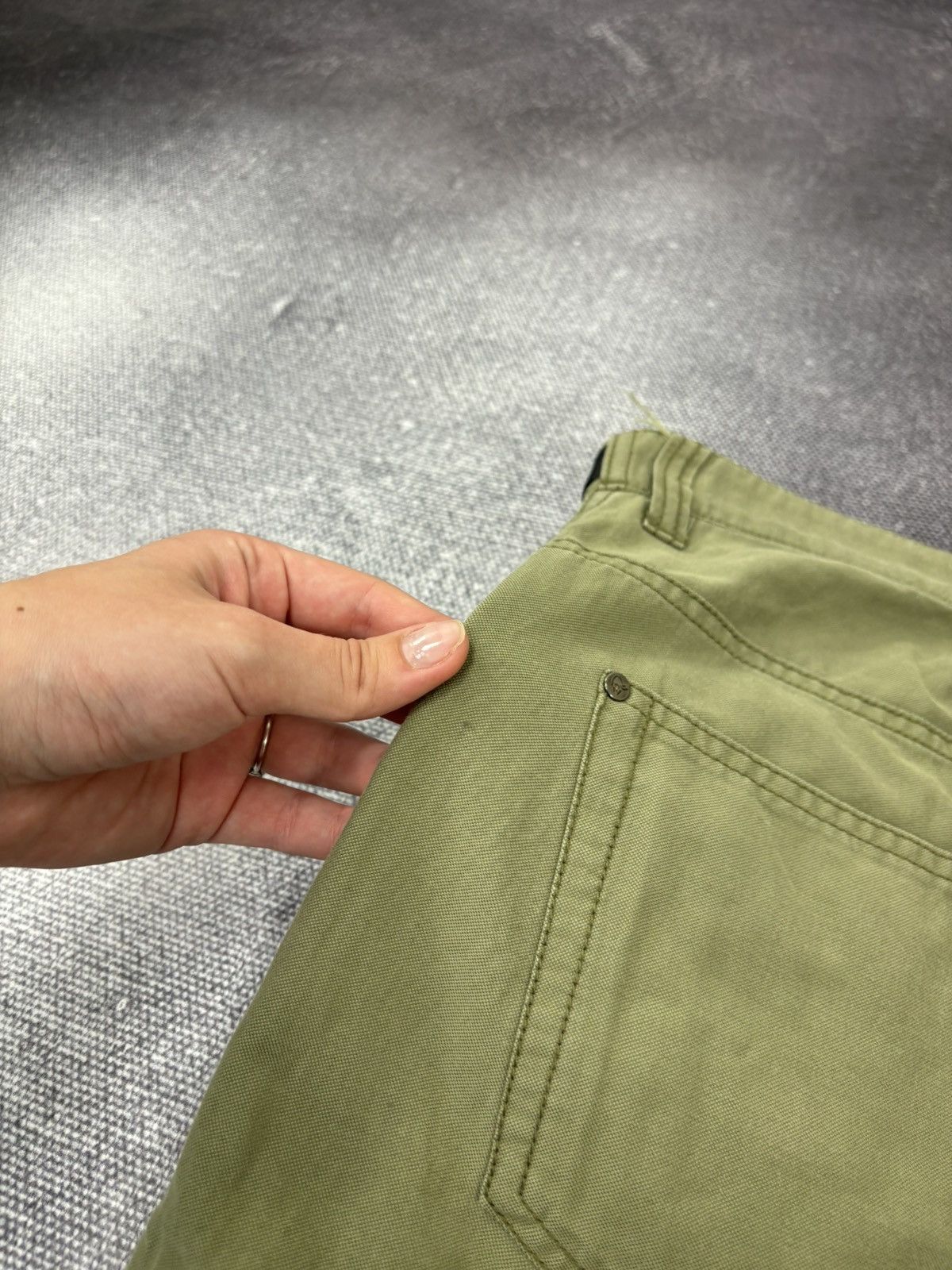 Norrona Norrona Men’s Falketind Olive Green Outdoor Cotton Shorts Size US 30 / EU 46 - 19 Thumbnail
