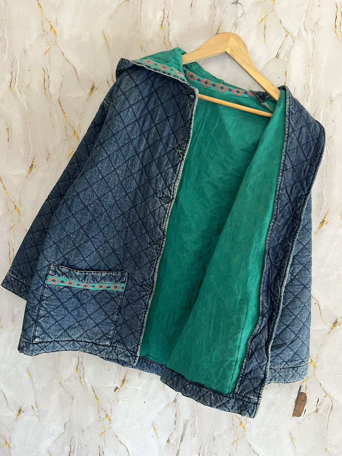 Benetton VINTAGE BENETTON DENIM JACKET Size US XXL / EU 58 / 5 - 9 Thumbnail