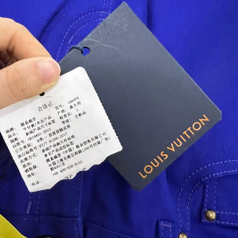 Louis Vuitton Louis Vuitton Blue Pants 2502-Nextarrow Size US 29 - 3 Thumbnail