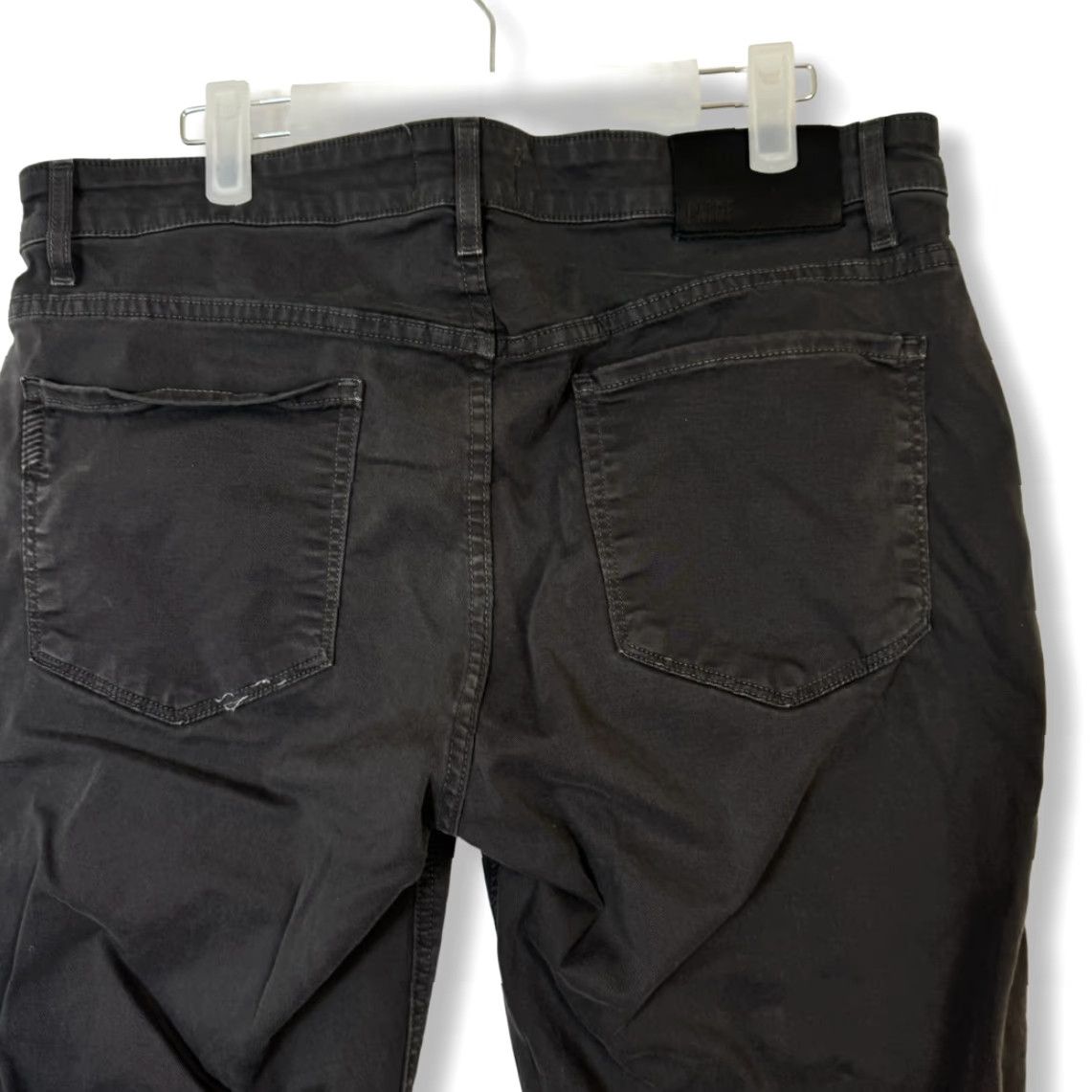Paige Paige Jeans Mens 33 Grey Slim Straight 5-Pocket Denim Mid-Rise Regular Length 32in Dark Wash Casual Size US 33 - 4 Thumbnail
