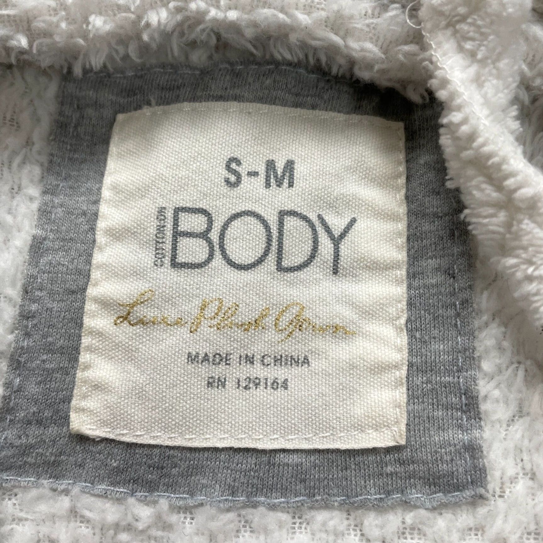 Cotton On Cotton On Body Fleece Hoodie Robe S-M White Belted Sleepwear Womens Size S / US 4 / IT 40 - 6 Thumbnail