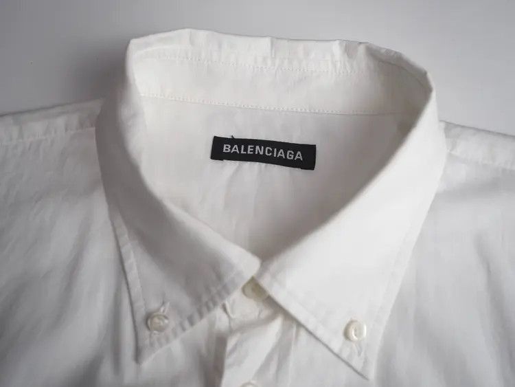 Balenciaga Sz 39 Balenciaga 20SS Tag Shirt-2505 Size US L / EU 52-54 / 3 - 6 Thumbnail