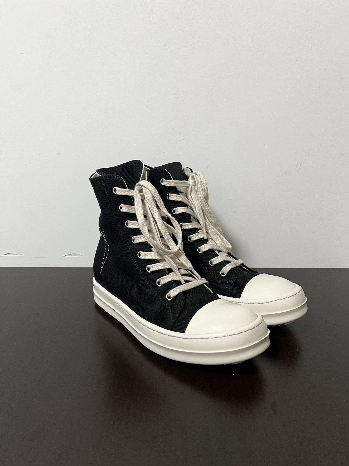 Rick Owens Drkshdw Rick owens ramones high top sneakers sz 37 Size US 7 / IT 37 - 5 Thumbnail