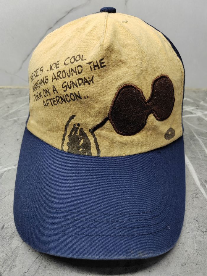 Peanuts Vintage Snoopy Peanuts Cap Hat Size ONE SIZE - 1 Thumbnail