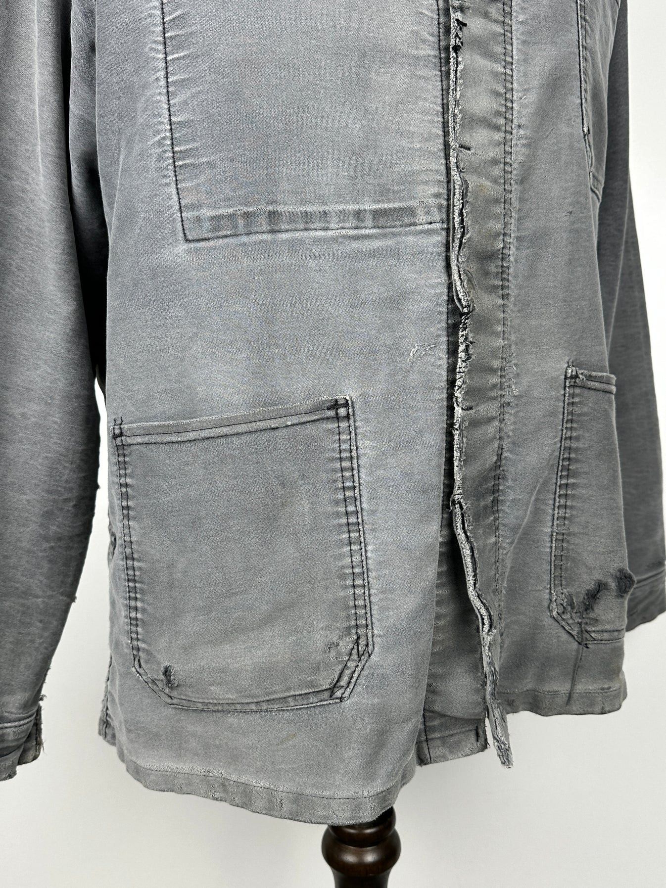 Vintage 50s French Moleskin Chore Jacket Size US M / EU 48-50 / 2 - 7 Thumbnail
