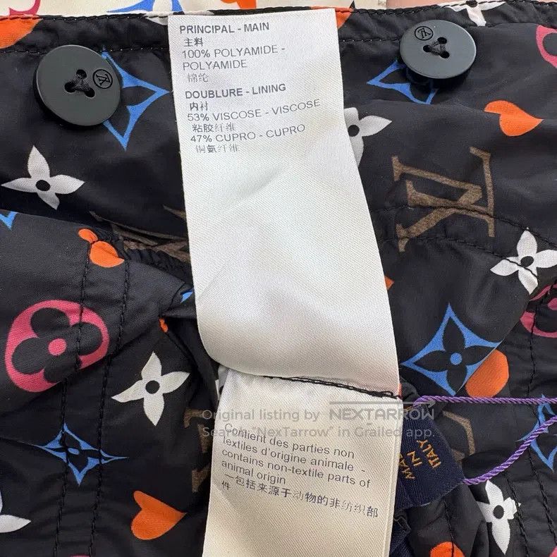 Louis Vuitton Louis Vuitton Nylon presbyopic print reversible jacket Size XS / US 0-2 / IT 36-38 - 8 Thumbnail