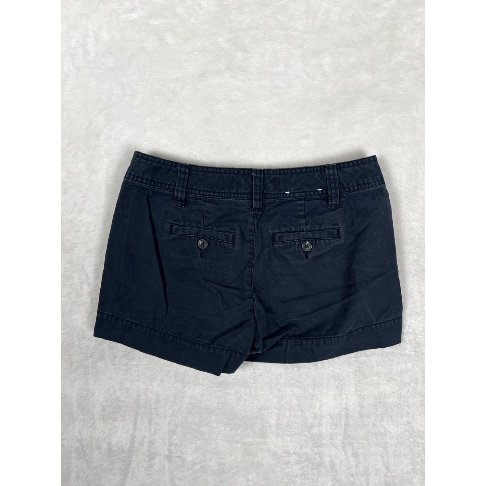 Gap Gap Favorite Khaki Shorts Juniors 1 Blue Chino Twill Flat Front Casual Summer Size 25" / US 0 / IT 36 - 5 Thumbnail