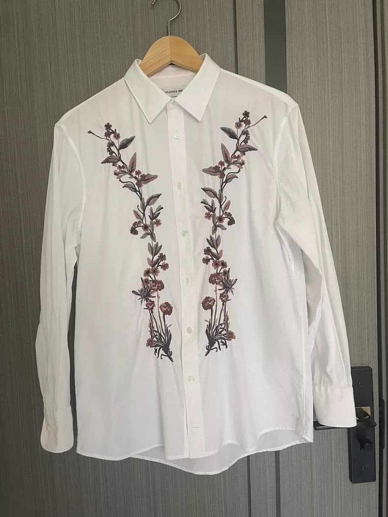 Alexander McQueen Alexander McQUEEN size 16 Runway - style shirt Size US XL / EU 56 / 4 - 2 Thumbnail