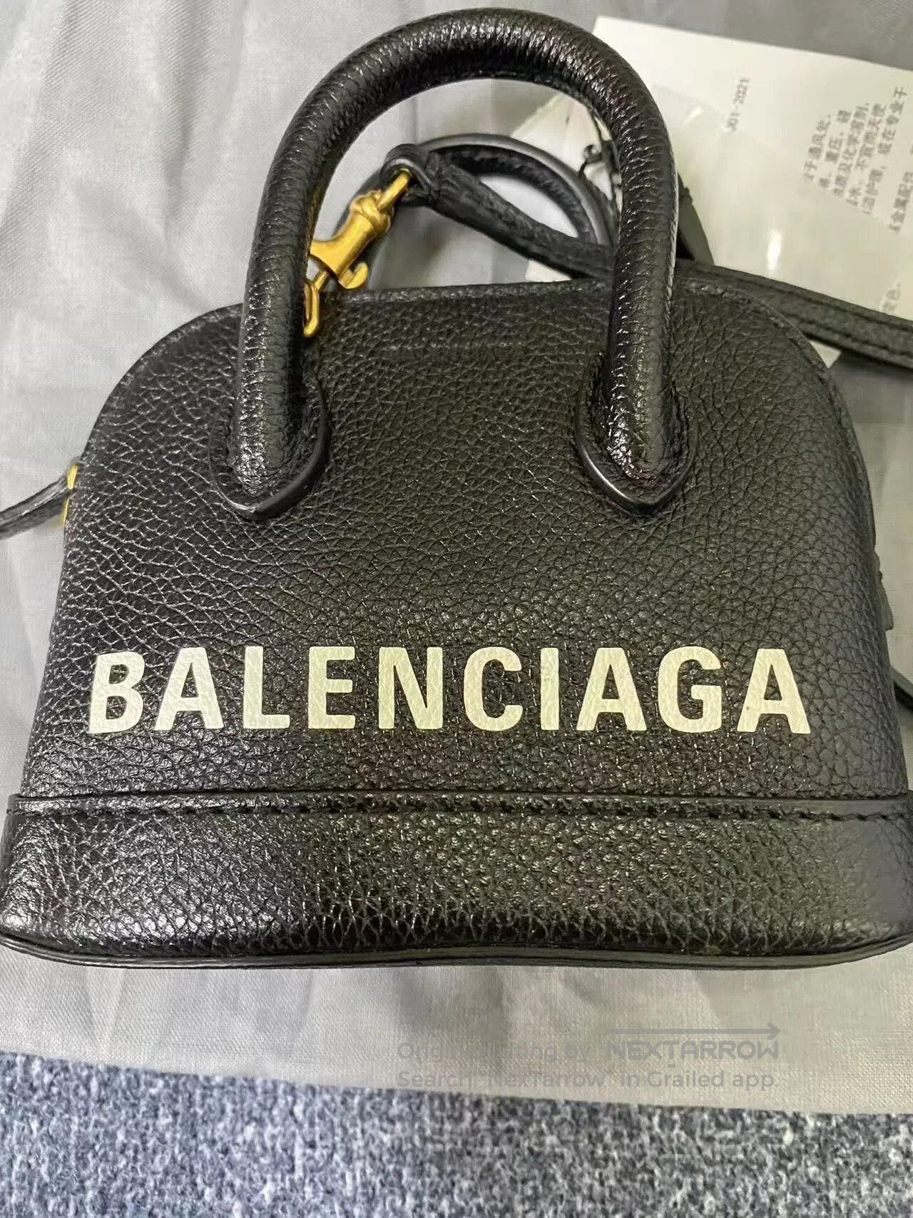 Balenciaga balenciaga mini shell shoulder bag black. Size ONE SIZE - 6 Thumbnail