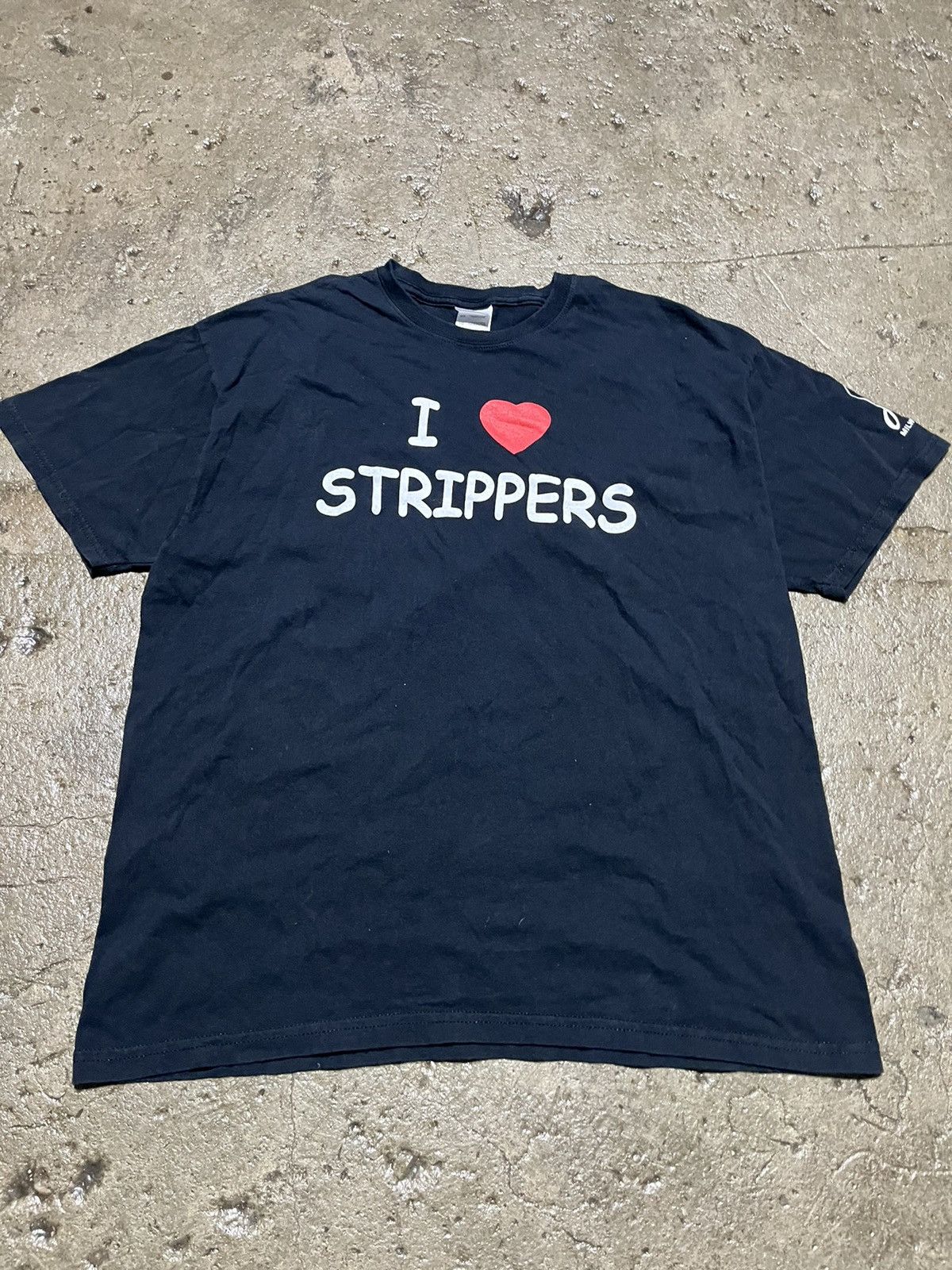 Vintage Crazy Vintage Y2K I Love Strippers Tee Pornstar Sex Humor Size US L / EU 52-54 / 3 - 2 Thumbnail