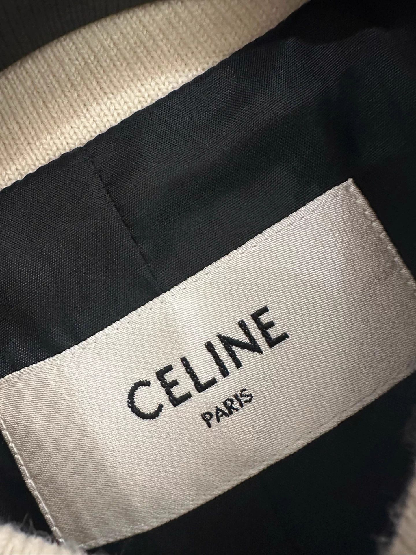 Celine CELINE 21ss TR x Satin Print Colorblock Baseball Jacket Size US M / EU 48-50 / 2 - 2 Thumbnail