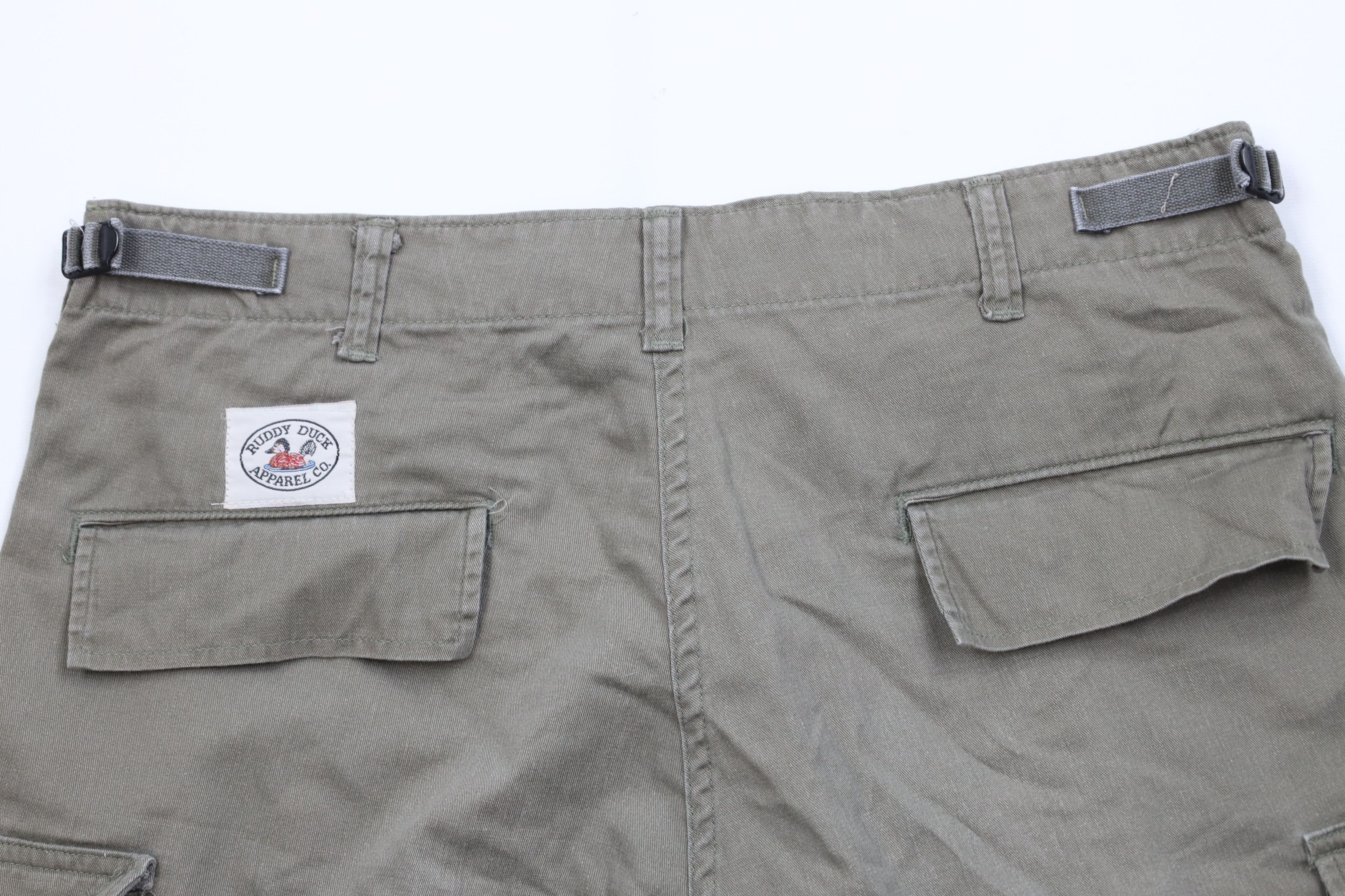 Vintage Vintage 90s Streetwear Knee Military Style Cargo Shorts USA Size US 36 / EU 52 - 9 Thumbnail