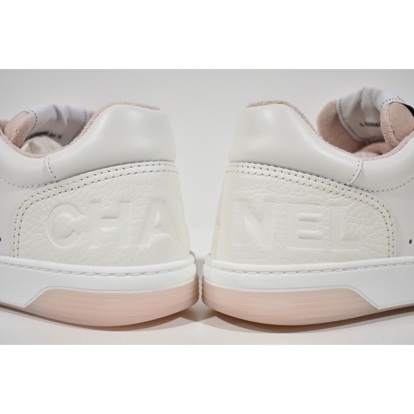 Chanel 22P Leather CC Flat Lace Up Tie Runner Trainer Sneaker 39.5 Size US 9.5 / IT 39.5 - 11 Thumbnail