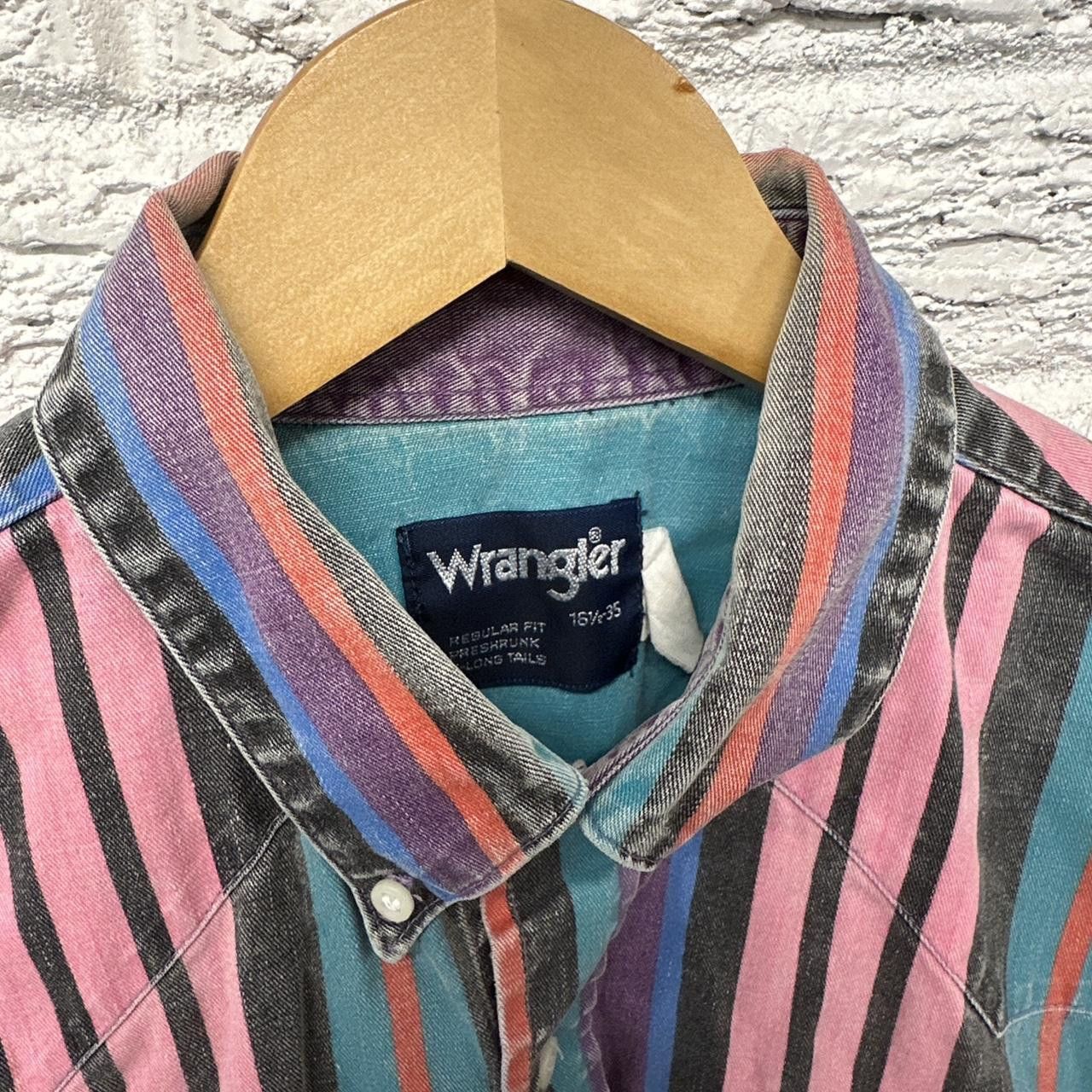 Wrangler Vintage Wrangler Brushpopper Button Down Western Shirt XL Size US XL / EU 56 / 4 - 4 Thumbnail