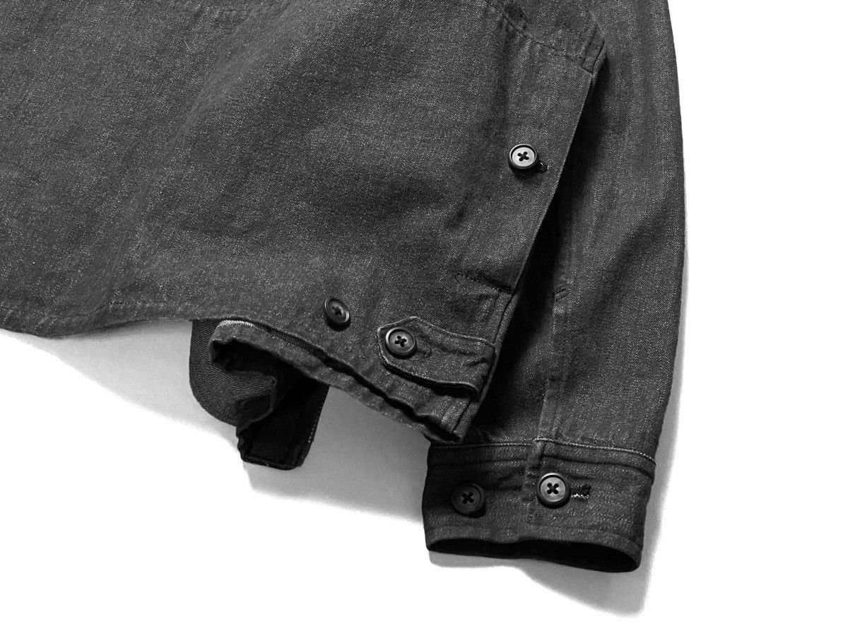 Yohji Yamamoto Yohji Yamamoto Blouson Jacket Denim Black Size US L / EU 52-54 / 3 - 4 Thumbnail