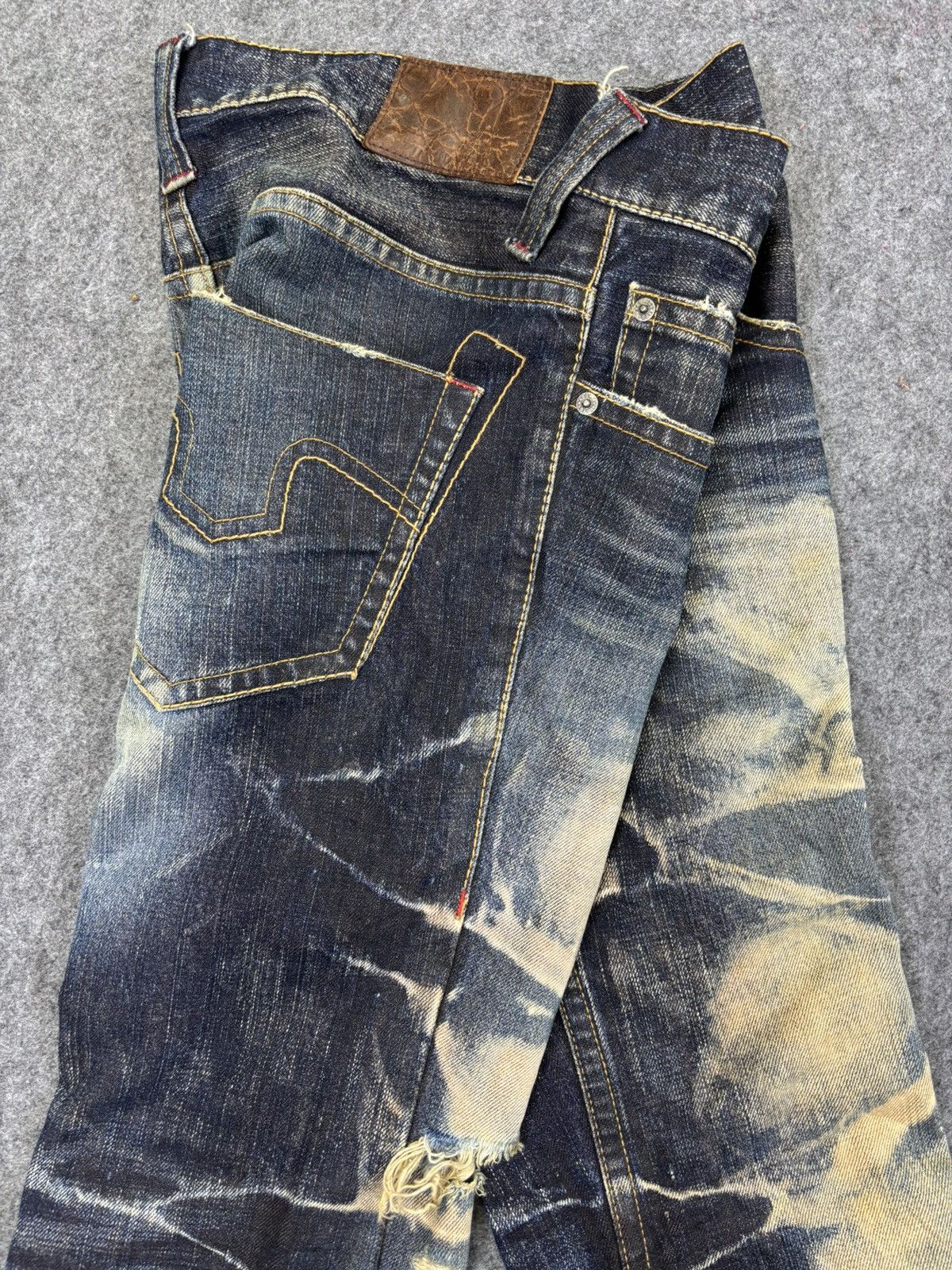 Tornado Mart 💥Archval SuperFlare💥Tornado Mart Artisanal Fade Denim F912 Size US 34 / EU 50 - 22 Thumbnail