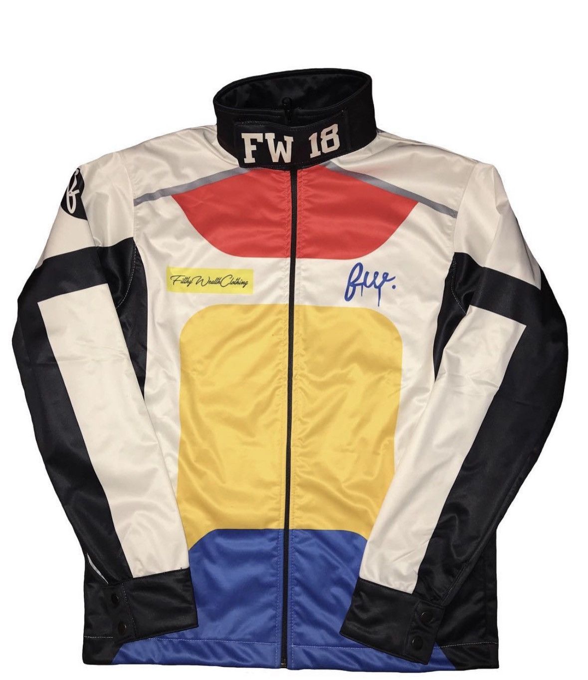 Other Filthy Wealth Brand Motor Sport Jacket White Size US L / EU 52-54 / 3 - 1 Thumbnail