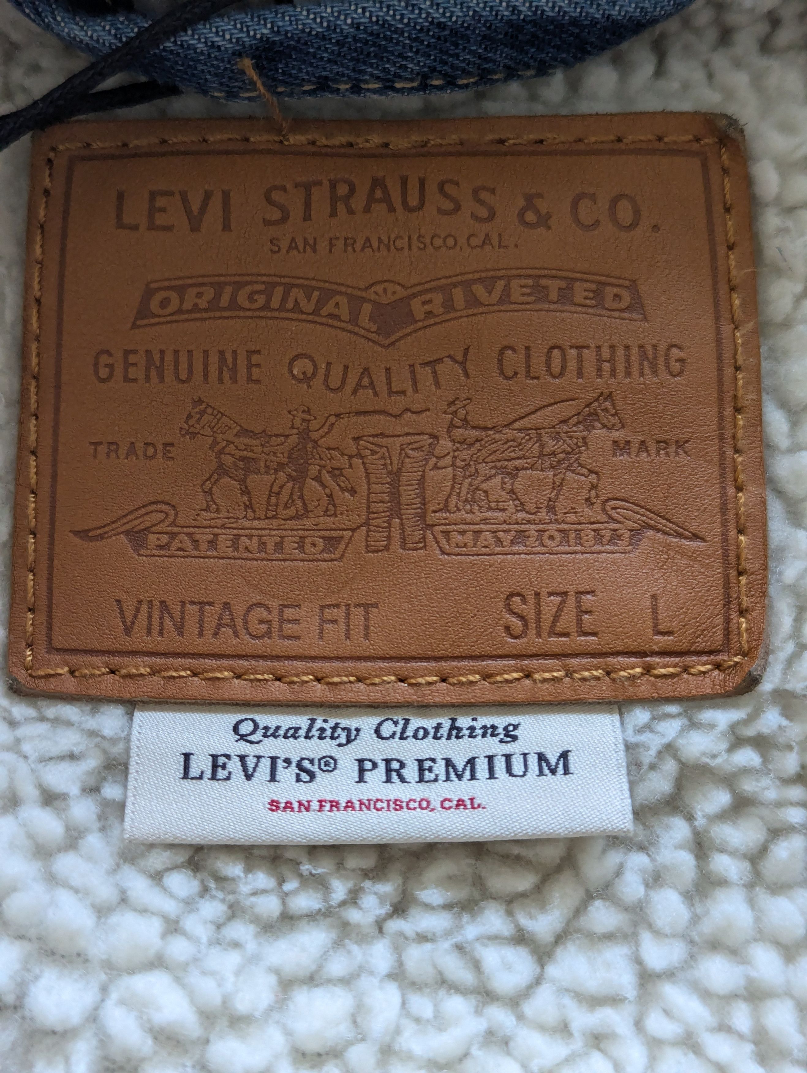 Levi's Levi's®Premium Vintage Relaxed Trucker Jacket Size US L / EU 52-54 / 3 - 5 Thumbnail