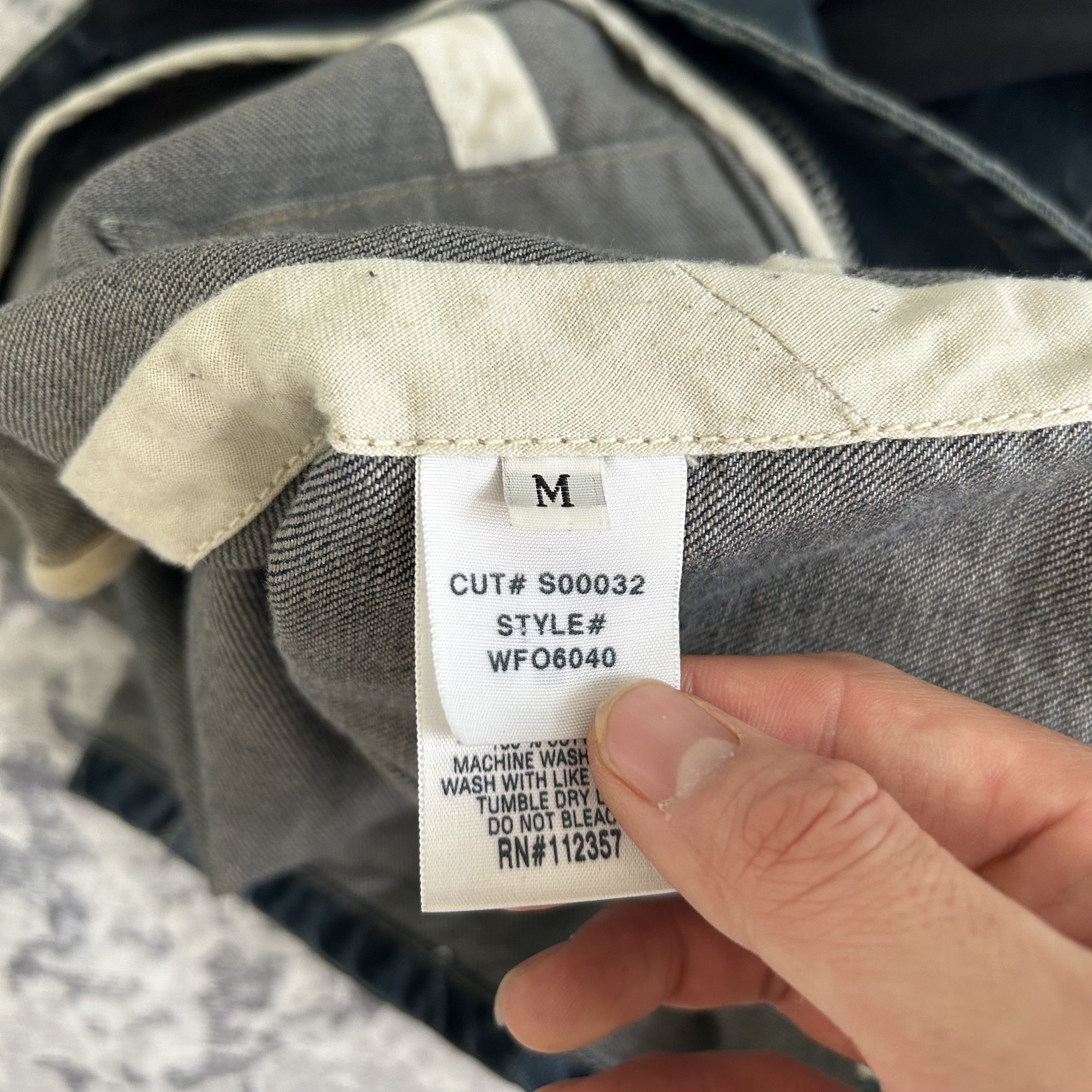 Rick Owens Drkshdw Rick Owens Slab Denim Jacket Size US S / EU 44-46 / 1 - 5 Thumbnail