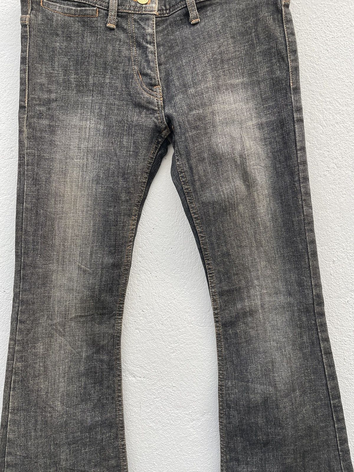 Designer × If Six Was Nine Art Petillant Interplanet Low Rise Flare Jeans Made Japan Size US 29 - 5 Thumbnail