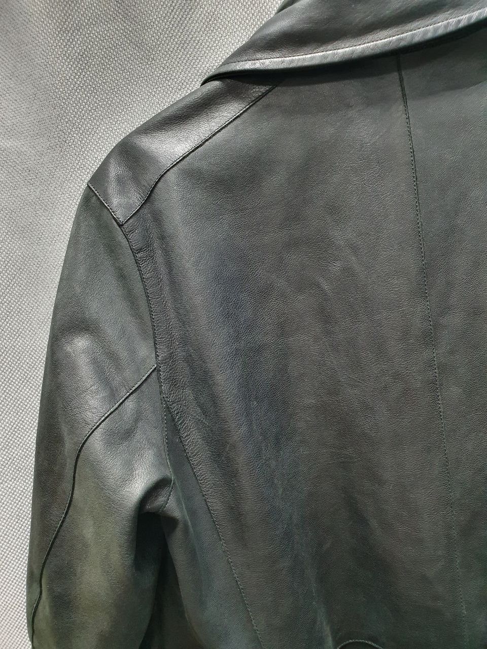 Prada Archive Prada Leather Thick Skin Coat Jacket Size US L / EU 52-54 / 3 - 15 Thumbnail