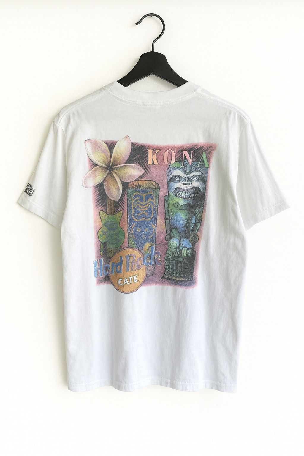 Vintage Hard Rock Cafe Kona Hawaii T-Shirt 90s White Tee