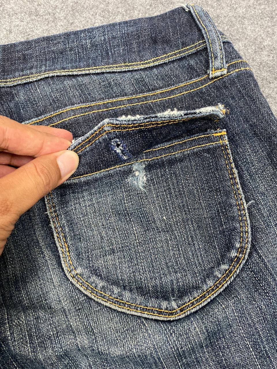 Japanese Brand uniqlo japanese brands bootcut flare denim Size 34" / US 12 / IT 48 - 5 Thumbnail