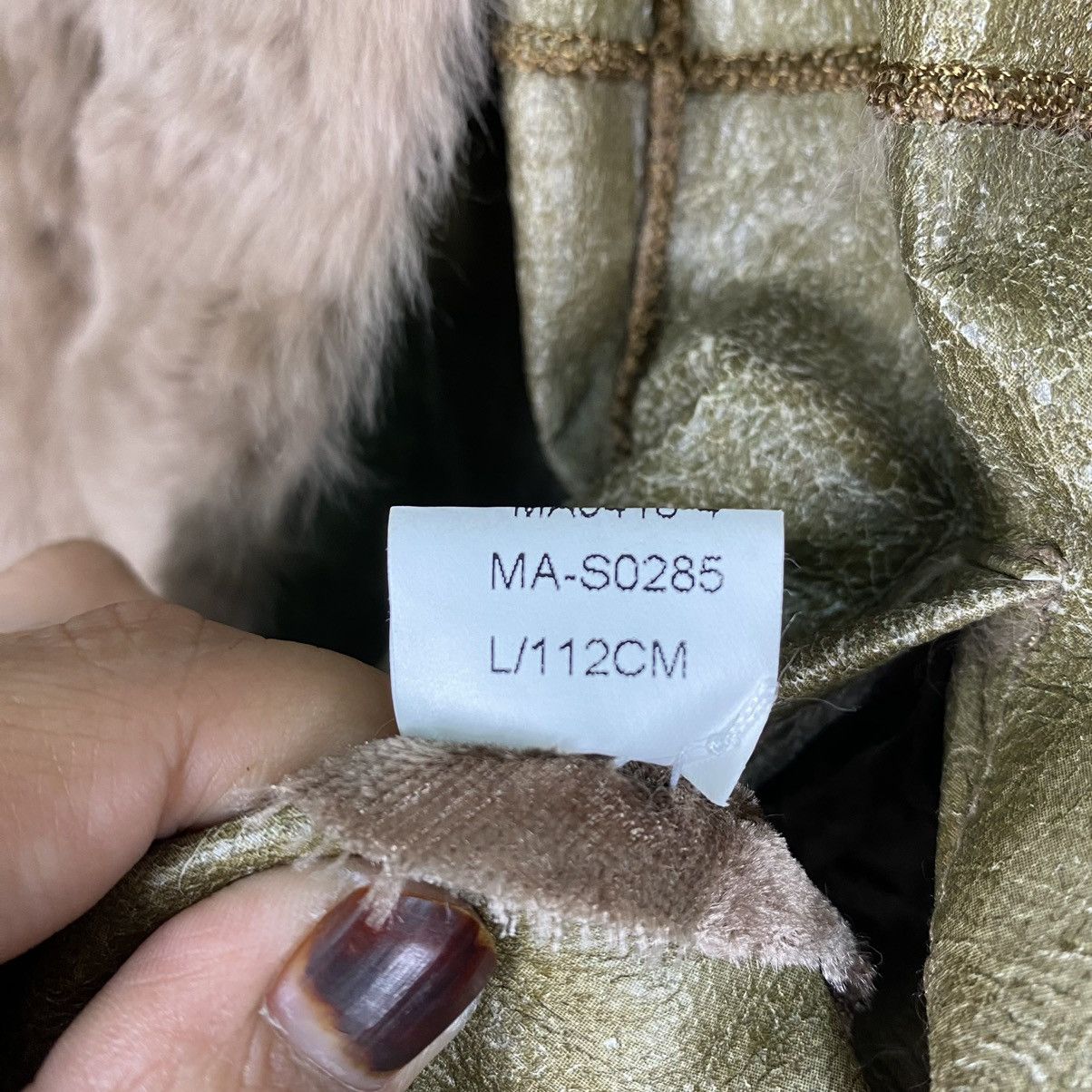 Japanese Brand FUR COLLAR PACHTWORK LONG COAT LEATHER JACKET Size M / US 6-8 / IT 42-44 - 12 Thumbnail