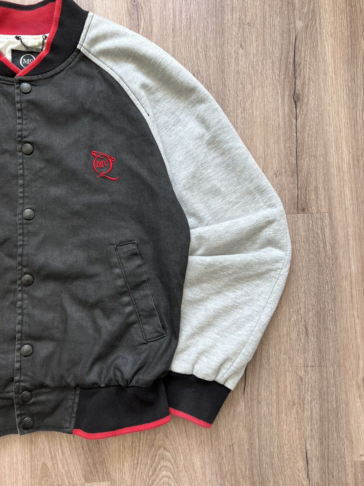 Alexander McQueen × McQ Alexander McQueen × Vintage Alexander Mcqueen AW 2011 Men's Hybrid cotton Bomber Jacket Size US M / EU 48-50 / 2 - 2 Thumbnail