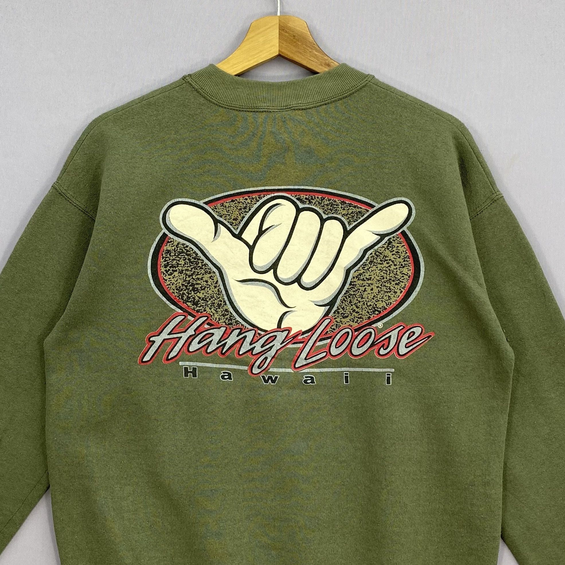 Vintage Vintage Hang Loose Hawaii Surf Sweatshirt Shaka Sign Size US M / EU 48-50 / 2 - 3 Thumbnail