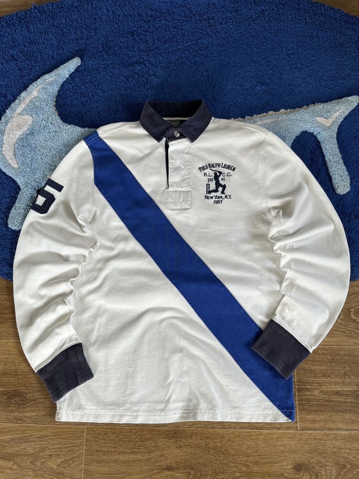 Polo Ralph Lauren 🏉 Vintage 90s Polo Ralph Lauren Rugby rare retro hype Y2K Size US S / EU 44-46 / 1 - 1 Thumbnail